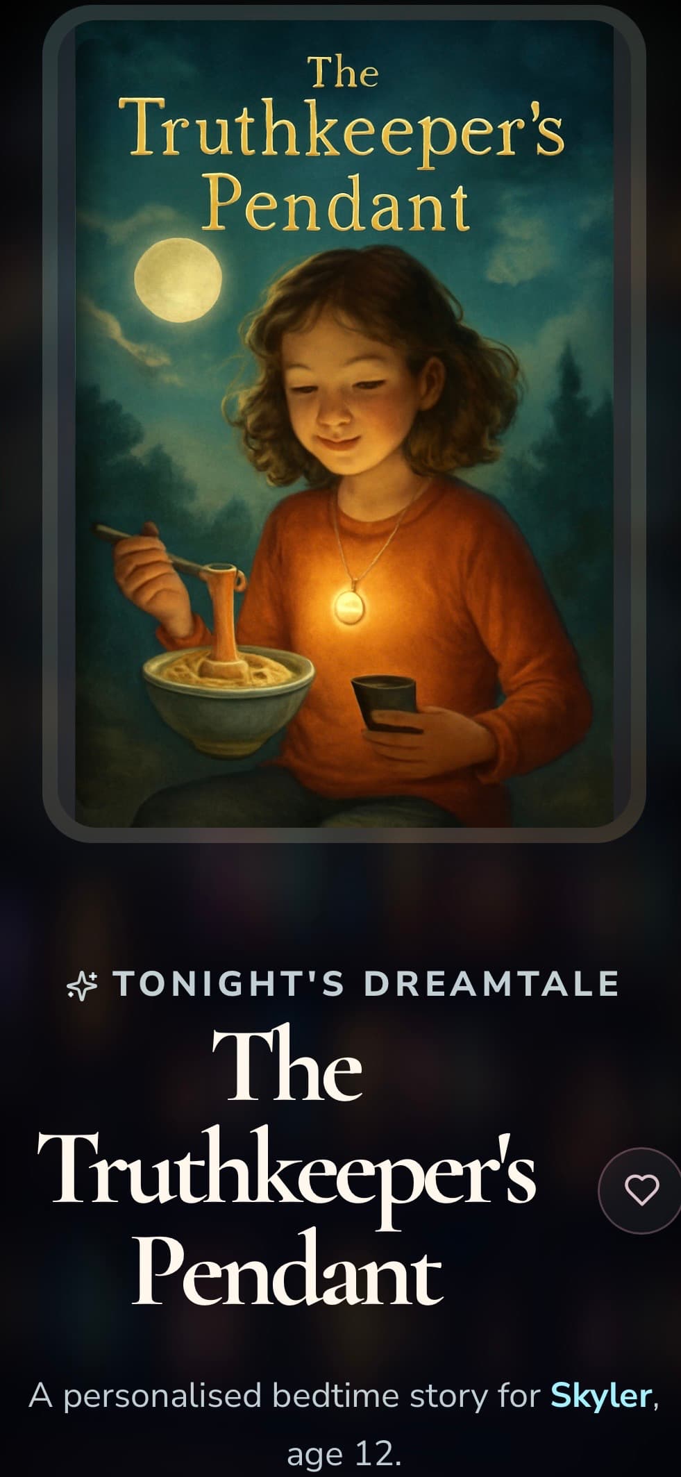 DreamTales sample bedtime story cover